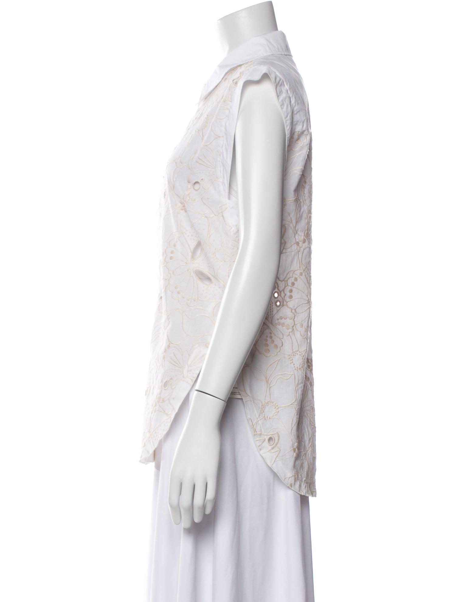 See by Chloé Sleeveless Button-Up Top